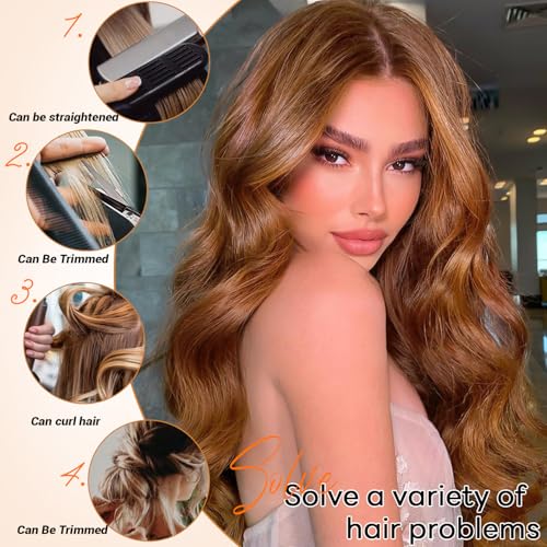 Clip in Hair Extensions Real Human Hair 120 Gram Body Wave Brown Clip in 100% Brazilian Remy Human Hair Extensions 8 Pcs Per Set With 18 Clips 24 Inch