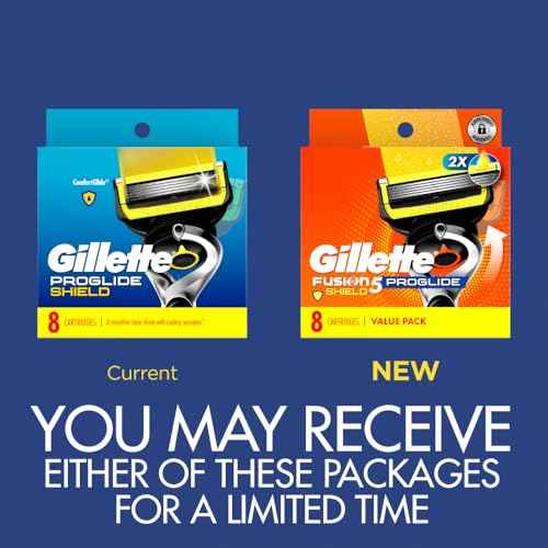 Gillette ProGlide Shield Razor Refills for Men, 8 Blade Refills