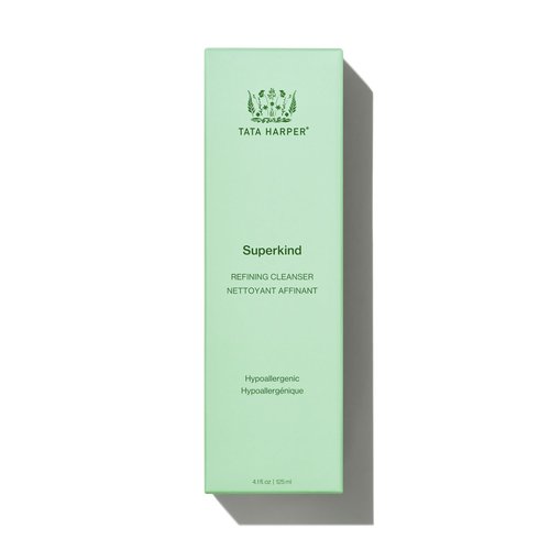 Tata Harper Superkind Refining Cleanser, Gentle Exfoliating Cleanser for Sensitive Skin, Hypoallergenic Skincare, Fragrance Free, Natural Skincare, Dermatologist Tested, Vegan, 125ml
