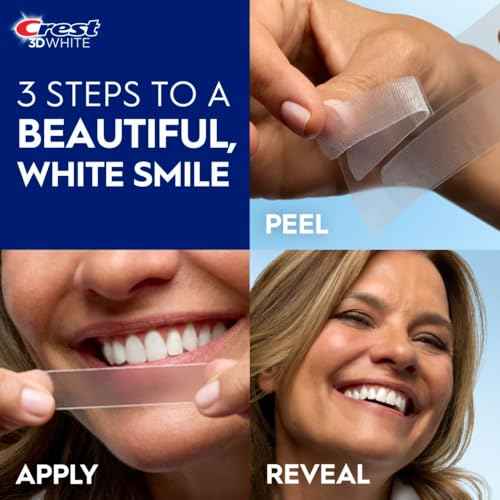 Crest 3D Whitestrips Age Renew ? Teeth Whitening Kit, 21 Treatments, Each with 1 Upper/1Lower, 42 Strips ? Crest 3DWhite Teeth Whitening Strips