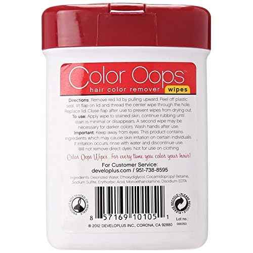 Developlus Color Oops Color Remover Wipes 10 Count (2 Pack)