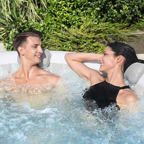 SaluSpa Padded Pillows (2-Pack),Grey