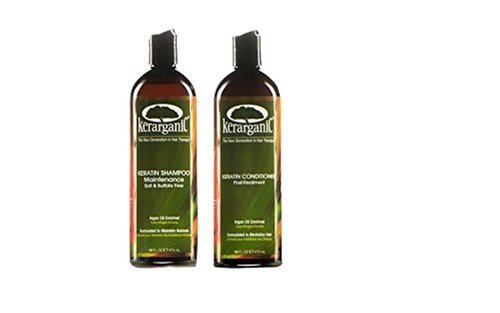 ORGANIC KERATIN POST-TREATMENT SET - SALT & SULFATE FREE SHAMPOO 16oz + CONDITIONER 16oz