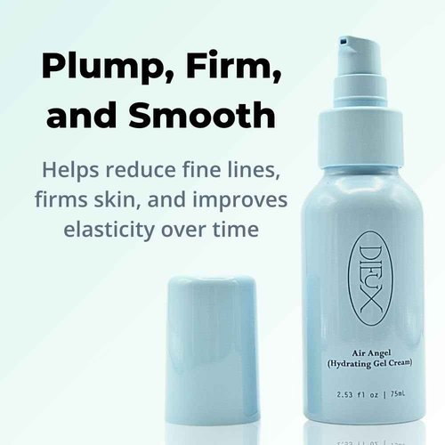 Dieux Skin Air Angel Lightweight Gel Cream Moisturizer – Hydrating, Plumping, Non-Comedogenic, Vegan, Fragrance-Free, 2.53 oz
