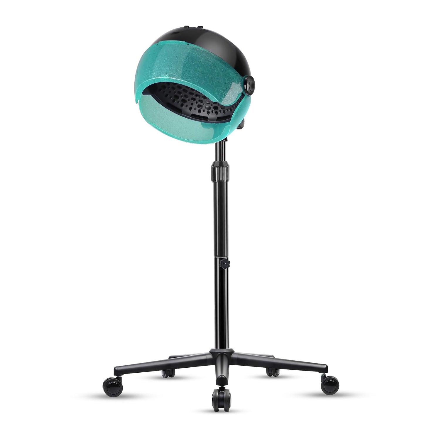 Hooded Hair Dryer, Professional Hood Dryer on Wheels, Standing Hair Dryer with Touch Controls, 3 Settings for Salon and Home Use, 1500W