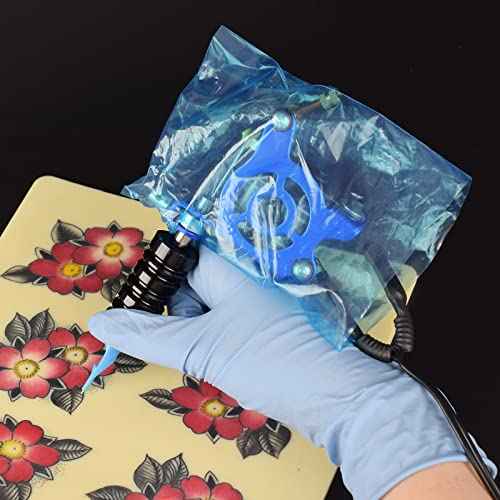 100pcs Plastic Cartridge Tattoo Machine Bags Covers Disposable Tattoo Grip Sleeves Tattoo Supplies Bags for Tattoo Coil Machine