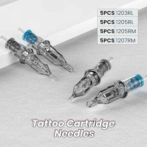 Wormhole Wireless Tattoo Gun Complete Tattoo Practice Kit Rotary Machine Kit Tattoo Gun with 1,500 mAh Capacity Power Supply 10 Tattoo Ink 20 Cartridge Needles Tattoo Supplies