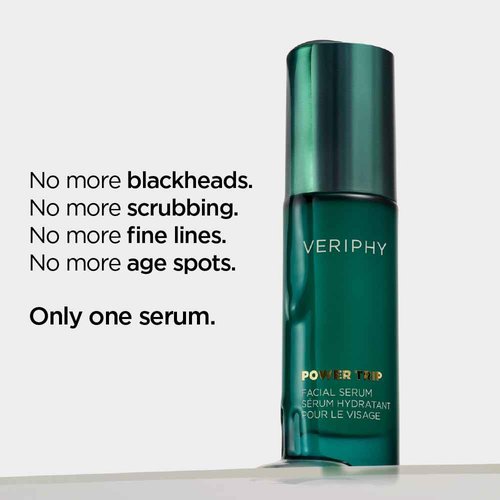 Veriphy Exfoliating AHA Facial Serum | Hydrating & Brightening Solution for Dark Spots, Fine Lines, and Wrinkles | Anti-Aging Hyaluronic Acid Serum for Face | Night Face Serum
