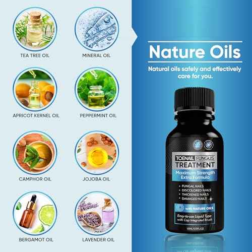 Fungus Treatment for Toenails, Toe Nail Fungus Treatment Extra Strength, Toenail Fungus Treatment, Fast Acting - 2 Packs, Black