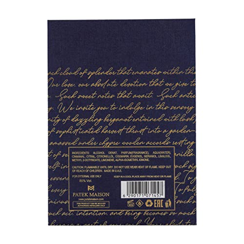 Patek Maison Merakai Devotion 3.4 oz Eau De Parfum Spray, Unisex