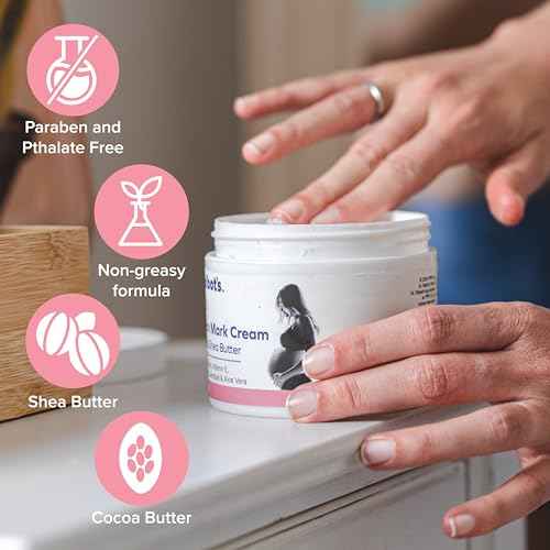 Dr. Talbot's Mom Stretch Mark Cream - Made With Cocoa and Shea Butter - Postpartum Care for Moms - 8 oz
