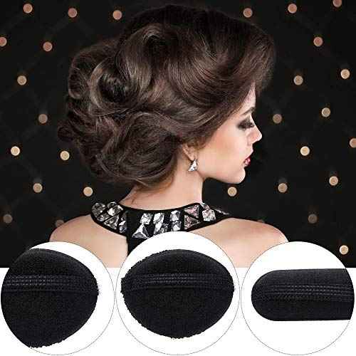 16 Pieces Hair Bump Sponge, Padding Volume Insert Tools, Simple Braid Tools, Bases up Combs, Hair Styling Accessories for Girls & Women