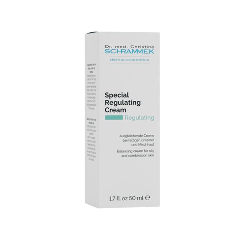 Schrammek Special Regulating Cream (1.7 fl oz) - For Oily & Mixed Skin - Aloe Vera & Vitamin E - Face Moisturizer & Face Cream - Skin Care - Dr