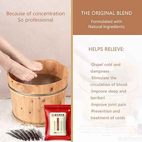 30 Pack Ginger Herbal Foot Soak Spa - 900g Natural Plant Blend with Mugwort & Saffron, Relaxing Aromatherapy Bath for Home Wellness Routine äõõ®ßæ˩ñé?øÜÊÅøÐ900g