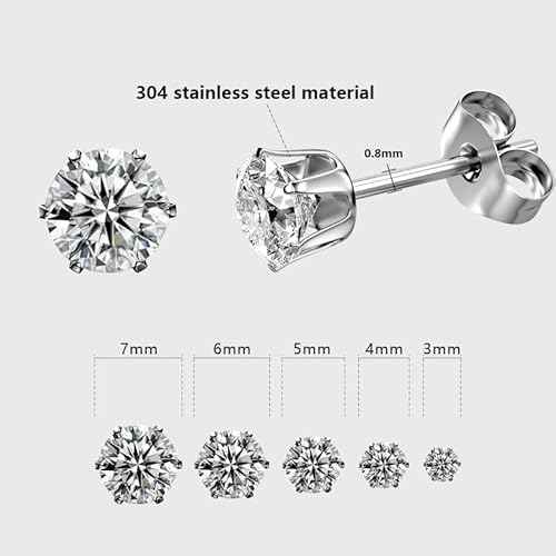 Ear piercing gun, Reusable Professional Ear Piercing Kits, 24 Surgical Grade Anti-sensitive Piercing Earrings, 10 Cubic Zirconia Fashion Earrings, 24 Alcohol Cotton Sheets (silver)