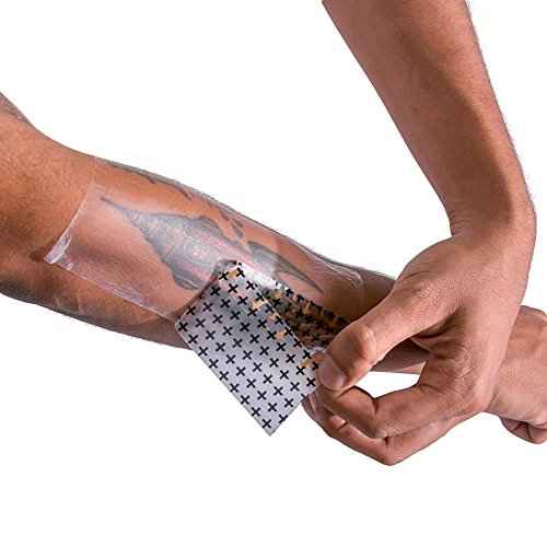 Recovery Aftercare Derm Shield Tattoo Cover Up Patch - Latex-Free & Waterproof Tattoo Aftercare Bandage - Transparent Matte Film - Breathable & Flexible - Promotes Healing & Skin Renewal (5.9" x 8?yd)