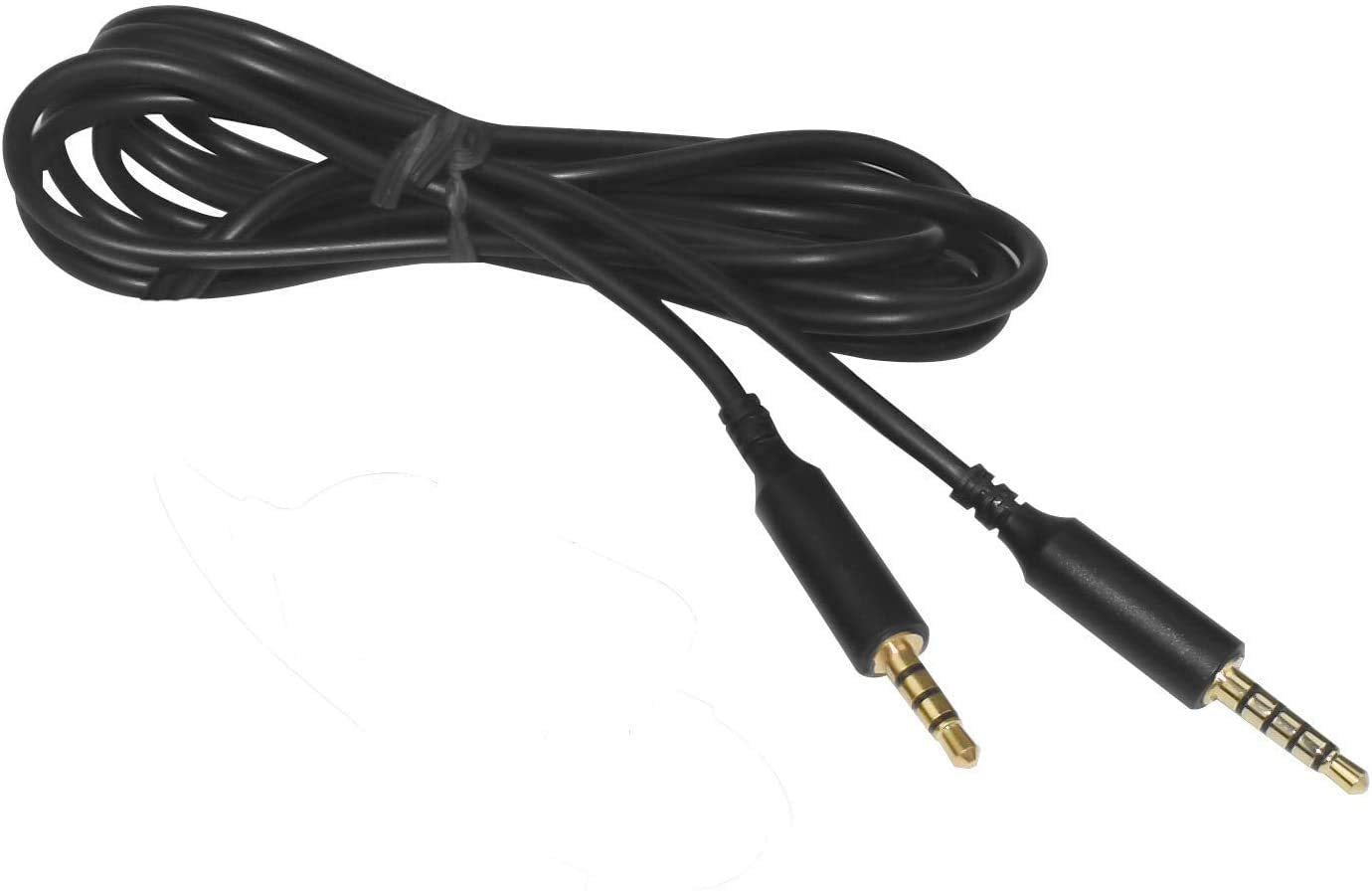 Alitutumao Replacement Astro A10 A40 Gaming Headset Cable, 2m/6.5ft, Black, Compatible with Xbox One PS4 Smartphone PC, Tangle Free