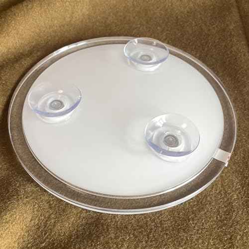 Fogless Shower Mirror for Shaving and Makeup with 3 Removable Powerful Suction Cups, Shatterproof Anti Fog Mirror for Shower and Bathroom, Glassless Safety Kids Mirror