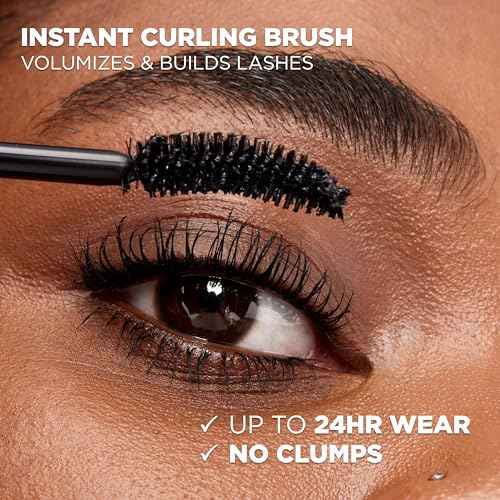 L'Oreal Paris Makeup Voluminous Original Curved Brush Mascara, Black, 0.28 Fl Oz