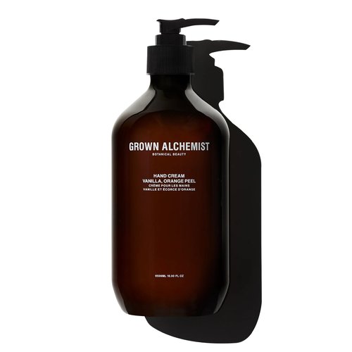 Grown Alchemist Hand Cream - Vanilla and Orange Peel. Non-Greasy Moisturizer that Soothes and Softens Hands (500ml).