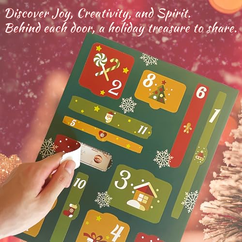 Makeup Advent Calendar 2025, 12 Days Christmas Makeup Gift Set for Women & Teens, Makeup Set Christmas Countdown Calendar, Make up Set for Girls, Holiday Surprise Make Up Kit for Women Full Kit