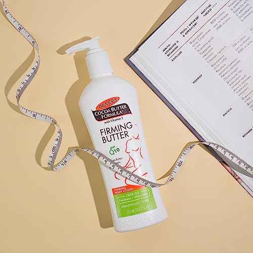Palmer's Cocoa Butter Formula with Vitamin E + Q10 Firming Butter Body Lotion, Postpartum Essentials Skin Care, Shea Butter, Collagen and Elastin, 10.6 Fl Oz