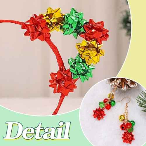 Sixexey Cat Ear Headband Set Jingle Bell Earrings Holiday Party Hair Accessories for Women