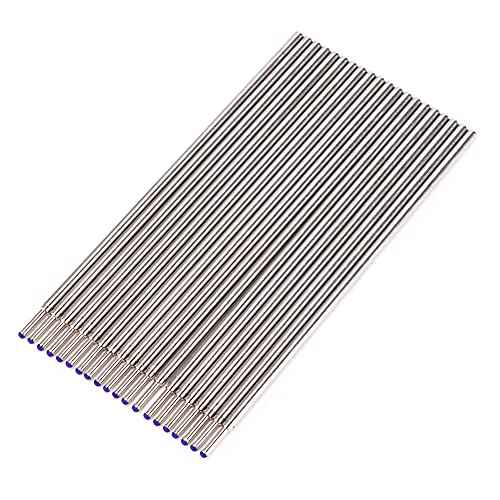 20pcs/Box Skin Marker Pen Piercing Skin Surfer Cores Microblading Marking Pen Refill Accessory Marker (Blue)