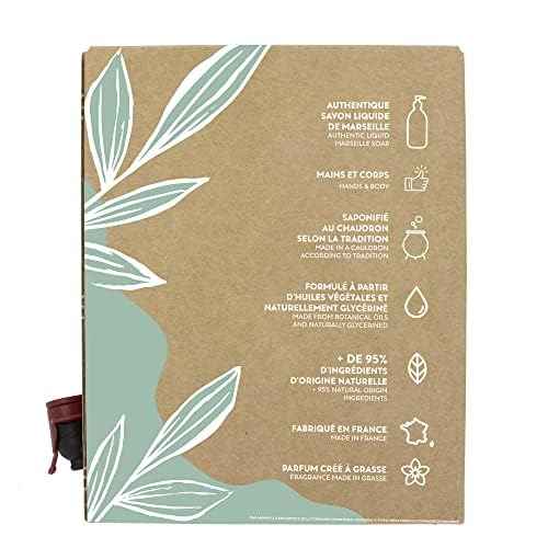 Compagnie de Provence Savon de Marseille Exfoliating Liquid Soap, Sparkling Citrus, 101.4 Fl Oz Eco Refill