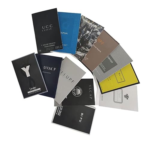 Men's Cologne Samples Fragrance Designer Perfume Sampler Set Most Popular Top Designer Brands Sample Vials Collection(12PCS)