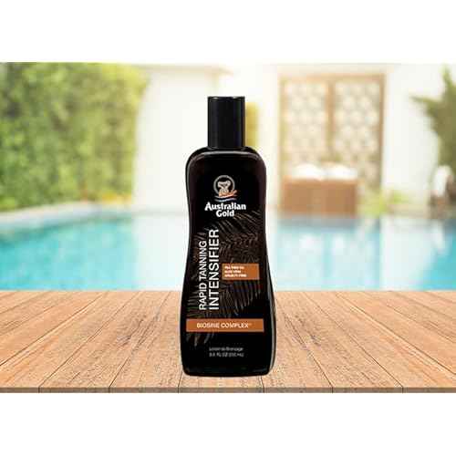 Australian Gold Rapid Tanning Intensifier Lotion, 8.5 Fl Oz | With Tea Tree Oil and Aloe Vera | Vitamin E