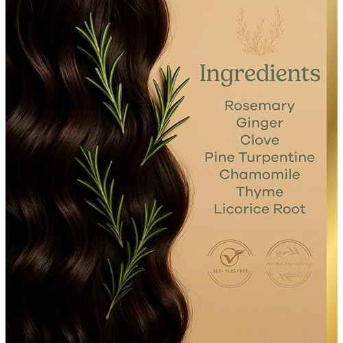 Prof Saracoglu Rosemary Hair Care Mist ? Sulfate-Free Herbal Hair Spray with Heat Protectant, Lightweight Detangler & Shine Enhancer for Frizz Control, 200 ml (6.8 fl oz)