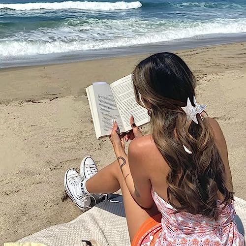 4 PACK Sparkling Hair Claws Clips - Fashionable Styling Accessories and Gift for Women and Girls