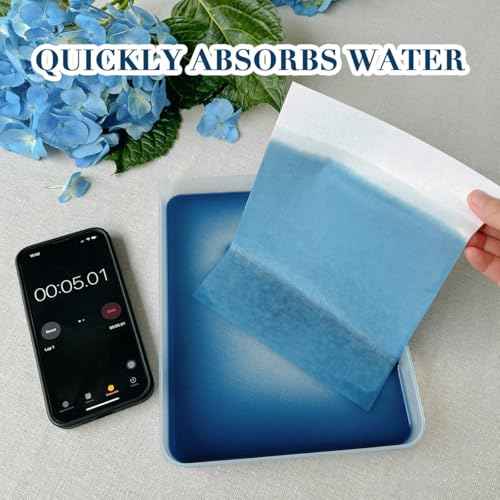 20 Sheets A4 Size Blotting Paper for Flower Press, Large Blotter Paper for Flower Press, Herbarium Paper Craft, Flower Press Paper, Working with Flower Pressing Kit for Adults (20), 20 white