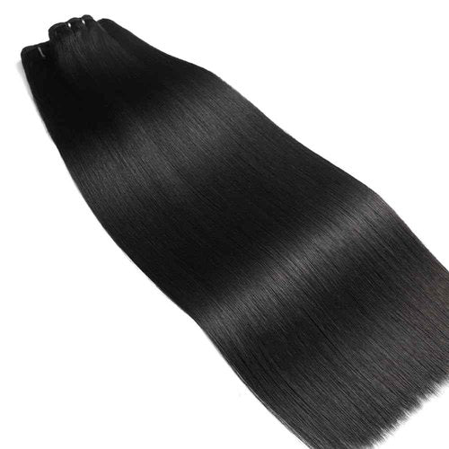 12A Human Hair Bundles 20 22 24 Inch Straight Human Hair Unprocessed Brazilian Hair 3 Bundles Quick Weave Natural Black