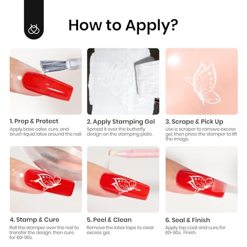 beetles Gel Polish Liquid Latex for Nails: 15ML Simple Peel off Cuticle Guard for Nail Polish Nail Art Liquid Latex Barrier Protector Manicure Cuticle Protectors with Stick Gifts for Women