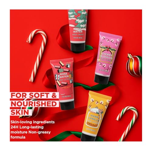 2025 Beauty Advent Calendar for Women, Christmas Countdown Gifts with Bath Bomb Bubble Bath Hand Cream Santa Sock, 24 Day Red Advent Calendar,Spa Christmas Gifts for Daughter Girls