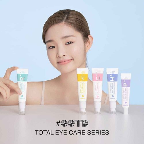 OOTD Intensive Vegan Facial Eye Serum and Cream [5 Pack] Korea All Day Skin Care Solution for Sensitive Skin