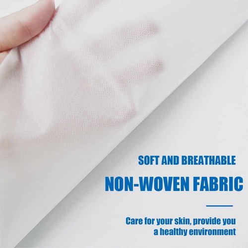 Disposable Bed Sheets 100 Pcs Waterproof Bed Cover for SPA Tattoo Massage Table Hotels Non Woven Fabric 31" x 78"White