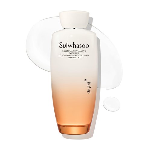 Sulwhasoo Essential Revitalizing Water EX - A quick-absorbing, watery gel toner that deeply hydrates and visibly revitalizes for radiant, youthful-looking skin