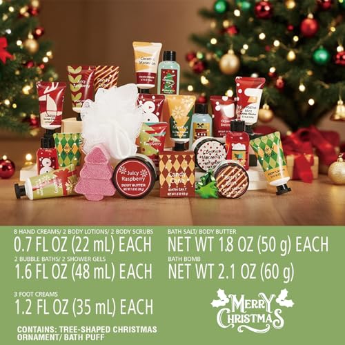 2025 Advent Calendar Gifts for Women Limited Edition Christmas Gifts, Hand Cream Gifts Bath Sets Spa Gift for Women, 24 Days Surprise Luxury Box Gifts with Hand Cream Lotion, Body Scrub, Bath Bomb