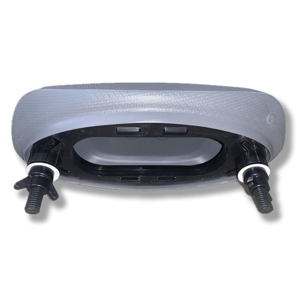 Jacuzzi 2472-014 J300™ HYDROSOOTHE™ Massage Pillow (Front-Removable), Grey