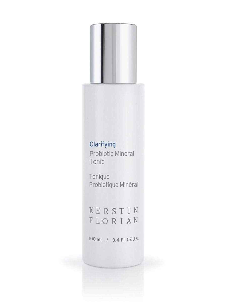 Kerstin Florian Clarifying Probiotic Mineral Tonic | Detoxifying Toner for Face & Body | Natural Skincare to Clarify and Regulate Oily Skin & Clear Pores | Gentle Formula for Women & Men (3.4 fl oz)