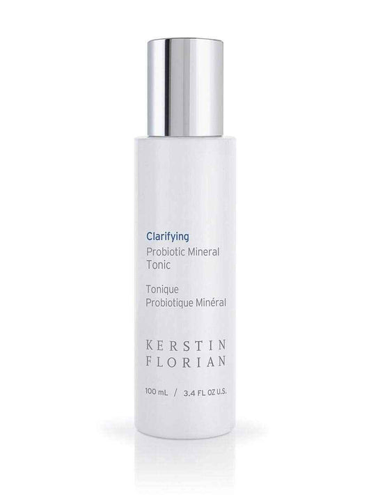 Kerstin Florian Clarifying Probiotic Mineral Tonic | Detoxifying Toner for Face & Body | Natural Skincare to Clarify and Regulate Oily Skin & Clear Pores | Gentle Formula for Women & Men (3.4 fl oz)