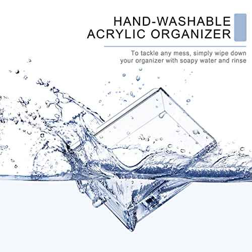 Sorbus Acrylic Makeup Organizer Set, 6-Drawer Vanity & Countertop Cosmetic Storage with Small & Wide Drawers, Clear Makeup Storage for Brushes, Lipsticks, Jewelry ? Holiday Gift for Women & Teens