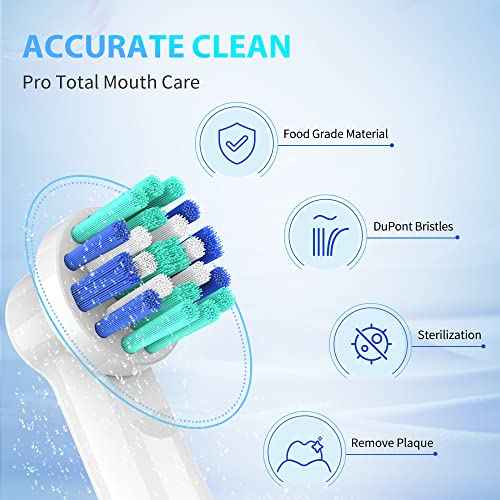 Replacement Toothbrush Heads for Oral B Braun(Individually Packaged),8 Pack Professional Electric Toothbrush Heads Compatible with Oral B 7000/Pro 1000/9600/ 5000/3000/8000 (8 Count)
