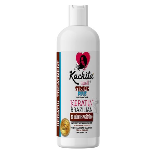Kachita Spell NEW Brazilian Keratin Treatment Chocolate 32 fl oz - Brazilian Hair Straightening Made in USA