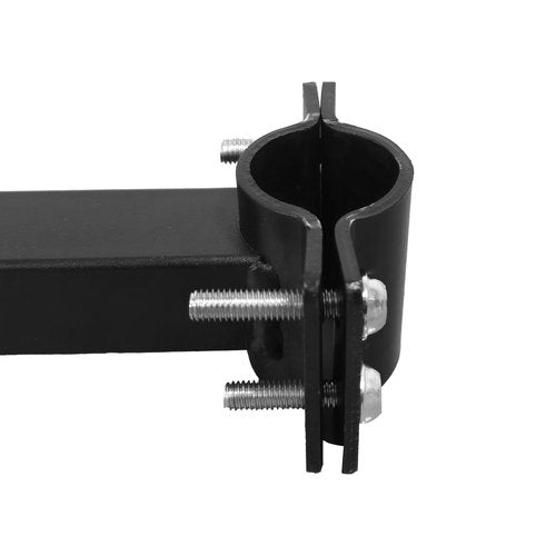 Steel Salon Tray for Hair Stylist - Attached to Chair, 360 Degree Rotating - Barber & Hairdressing Tools (Black)