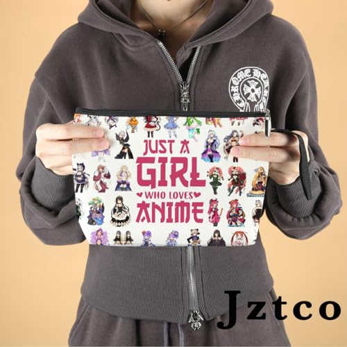 Jztco Kawaii Cosmetic Bag - Manga Toiletry Bag with Funny Design, Perfect for Anime Lovers, Graduation, Nurse Day, Birthday Gifts for Women, Teens, Girls, Best Friend, Niece