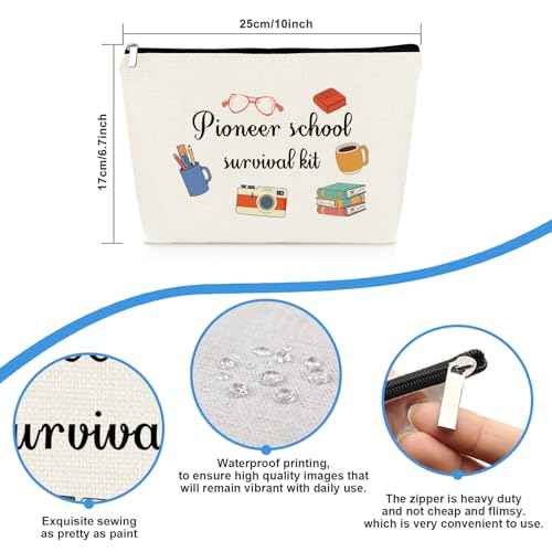 Pioneer JW Gift Makeup Bag for Pioneers Cosmetic Bag Pioneer Women Gift Jw Ministry Gifts Pioneer Life Cosmetic Pouch Travel Toiletry Bag Christmas Birthday Gift